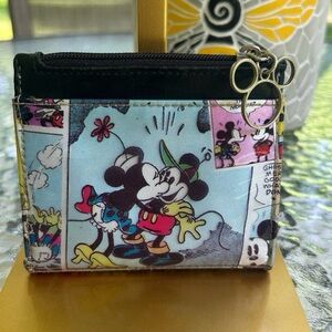 Vintage Mickey Mouse Comic Print Wallet